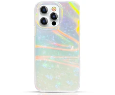 Kingxbar Shell Series luxury elegant phone dėklas telefonui Apple iPhone 13 Pro pearl-mint