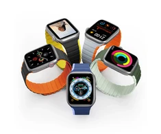 Magnetic Apple Watch SE, 9, 8, 7, 6, 5, 4, 3, 2, 1 (41, 40, 38 mm) Dux Ducis apyrankė (LD Version) – mėlynos spalvos