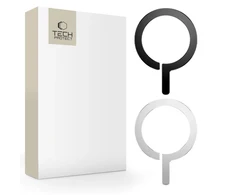 Metalring MagSafe 2-pack Tech-Protect Universal Magnetic Ring juodos ir sidabro spalvos