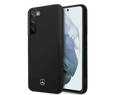 Mercedes Benz Samsung Galaxy S22 Plus Mercedes silikoninis dėklas (MEHCS22MSILBK) juodos spalvos