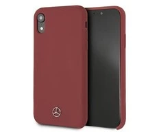 Dėklas Mercedes Silicone Line iPhone Xr Case - Raudona