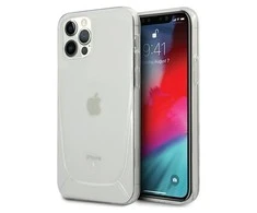 Mercedes Benz Apple iPhone 12 / 12 Pro Mercedes dėklas Transparent Line (MEHCP12MARCT) skaidrus