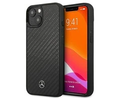 Mercedes Benz Apple iPhone 13 Mini Mercedes Carbon dėklas Dynamic Line (MEHCP13SRCABK) juodos spalvos