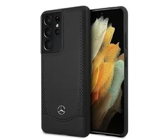 Dėklas Mercedes MEHCS21LARMBK S21 Ultra G998 juoda/juodas kietasis Urban Line
