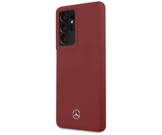 Mercedes MEHCS21LSILRE S21 Ultra G998 red kietas dėklas Silicone Line