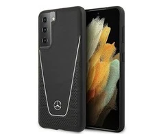 Mercedes Benz Samsung Galaxy S21 Mercedes dėklas Dynamic Line (MEHCS21SCLSSI) juodos spalvos