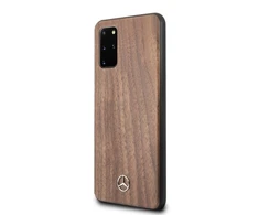 Mercedes Benz Samsung Galaxy S20+ Mercedes dėklas Wood Line Walnut (MEHCS67VWOLB) rudos spalvos