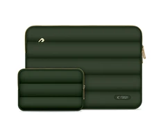 Nešiojamo kompiuterio dėklas 15″ – 16″ Tech-Protect Puffy Army Žalias