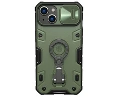 Dėklas Nillkin CamShield Armor Pro Apple iPhone 14 žalias