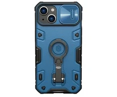 Nillkin CamShield Armor Pro Apple iPhone 14 Plus armored with camera ring stand dėklas telefonui mėlynos spalvos
