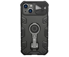 Nillkin CamShield Armor Pro dėklas, skirtas iPhone 14 Plus (juodas)