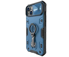 Nillkin CamShield Armor Pro Magnetic Apple iPhone 14 Plus Magnetic MagSafe with Camera Protector dėklas telefonui mėlynos spalvos