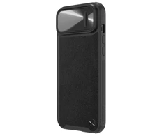 Apple iPhone 14 Plus Nillkin Camshield Leather S dėklas juodos spalvos
