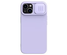 Nillkin CamShield Silky Silicone Apple iPhone 14 Plus with Camera Protector dėklas telefonui violetinės spalvos