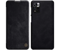 Dėklas NILLKIN QIN BOOK LEATHER CASE XIAOMI REDMI NOTE 11 PRO/11 PRO+ Juodas
