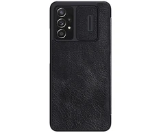 Nillkin Qin leather holster Samsung Galaxy A73 dėklas telefonui juodos spalvos
