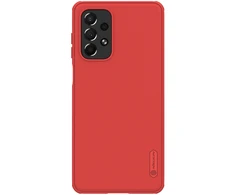 Nillkin Super Frosted Shield Pro durable Samsung Galaxy A73 dėklas telefonui raudonos spalvos