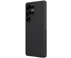 Nillkin Super Frosted Shield Pro Magnetic Case Samsung S25 Ultra su MagSafe – dėklas telefonui juodos spalvos