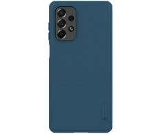 Nillkin Super Frosted Shield Pro patvarus Samsung Galaxy A73 dėklas telefonui, mėlynos spalvos