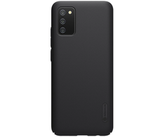 Dėklas Nillkin Super Frosted Shield reinskirtasced case cover skirtas Samsung Galaxy A02s EU juodos spalvos