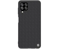 Nillkin Textured durable reinforced with gel frame and nylon back Samsung Galaxy A22 4G dėklas telefonui juodos spalvos