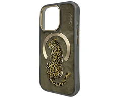 Dėklas Nimmy Magnetic Fantasy Animal MagSafe skirtas Apple iPhone 16 Pro Max aukso spalvos