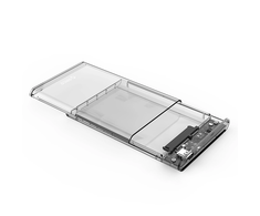 Kietasis diskas „Orico 2139C3“ 2,5 colio HDD/SSD USB-C 5 Gb/s diskas – skaidrus