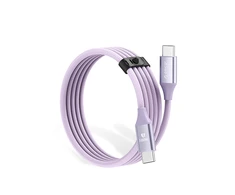 Kabelis Orico CDX 100W 5A Power Delivery USB-C – USB-C 1m – violetinės spalvos