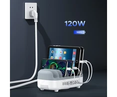 Orico DUK-10P-V1 Smart Charging Station 10 x USB-A – baltos spalvos