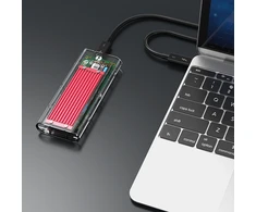 Orico TCM2-C3 M.2 NVME to USB-C 10Gb/s Disk Drive – raudonos spalvos