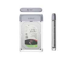 Kietasis diskas Orico TX25C3 2.5" HDD/SSD USB-C 5Gb/s Disk Drive – Transparent