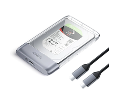Kietasis diskas Orico TX25C3 2.5" HDD/SSD USB-C 5Gb/s Disk Drive – Transparent