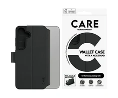 Panzer Glass CARE by PanzerGlass Feature Wallet Kickstand Samsung Galaxy S25 dėklas telefonui juodos spalvos