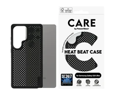 Dėklas PanzerGlass Panzer Glass CARE Funkcija Heat Beat Samsung Galaxy S25 Ultra juodos spalvos