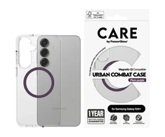 Panzer Glass CARE by PanzerGlass Flagship Urban Combat dėklas telefonui violetinės spalvos QI Samsung Galaxy S25 Plus - dėklas telefonui skaidrus