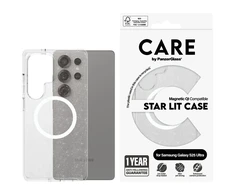 Panzer Glass CARE by PanzerGlass Flagship Urban Combat StarLight Baltas QI Samsung Galaxy S25 Ultra dėklas telefonui skaidrus
