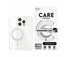 Panzer Glass Care by PanzerGlass Kickstand MagSafe Apple iPhone 15 Pro - dėklas telefonui sidabro spalvos