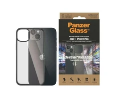 Panzer Glass PanzerGlass | ClearCase su Juodas rėmeliu | Byla | Apple | iPhone 14 Plus | Juodas | Karinio laipsnio standartas; Atsparus įbrėžimams; Atsparus smūgiams; Antibakterinis; 100% perdirbta rėmo medžiaga