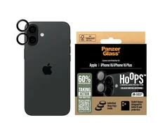 Panzer Glass PanzerGlass Hoops Juodas Objektyvo apsauga Apple iPhone 16 6.1" / 16 plius 6,7" 1283 m