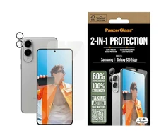 Panzer Glass Apsauginis rinkinys PanzerGlass Hoops+UWF 2in1 apsauginis stiklas+Kameros lešio apsauga skirta Samsung Galaxy S25 Edge