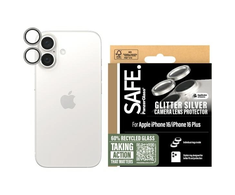 Panzer Glass SAFE iš PanzerGlass Apple iPhone 16 6.1" / 16 plius 6,7" Lens Protector sidabrinis/glitter sidabrinis SAFE95892
