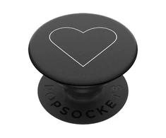 Popsockets 2 Baltas Heart Juodas 800667 telefono laikiklis – standard