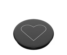 Popsockets 2 Baltas Heart Juodas 800667 telefono laikiklis – standard