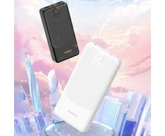 Powerbank Dudao K10 10000mAh 2.4A 2 x USB-A – juodos spalvos