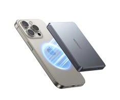 Joyroom JR-PBM08 Pro 10000mAh itin plonas išorinis akumuliatorius – pilkas