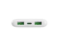 Powerbank Puro DAILY 10 PLUS 10000mAh 2x USBA / 1x USB-C 22,5W - balta