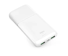 Powerbank Puro DAILY 10 PLUS 10000mAh 2x USBA / 1x USB-C 22,5W - balta
