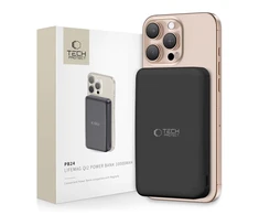 Powerbank Tech-Protect PB24 LifeMag QI2 MagSafe 10000 mAh – juodos spalvos