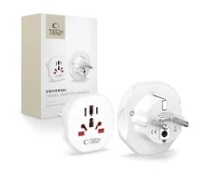 TECH-PROTECT UNIVERSAL TRAVEL ADAPTER FROM EU Baltas