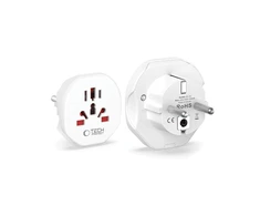 TECH-PROTECT UNIVERSAL TRAVEL ADAPTER FROM EU Baltas